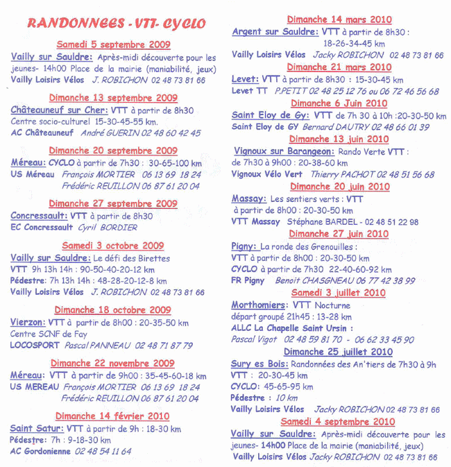 Calendrier