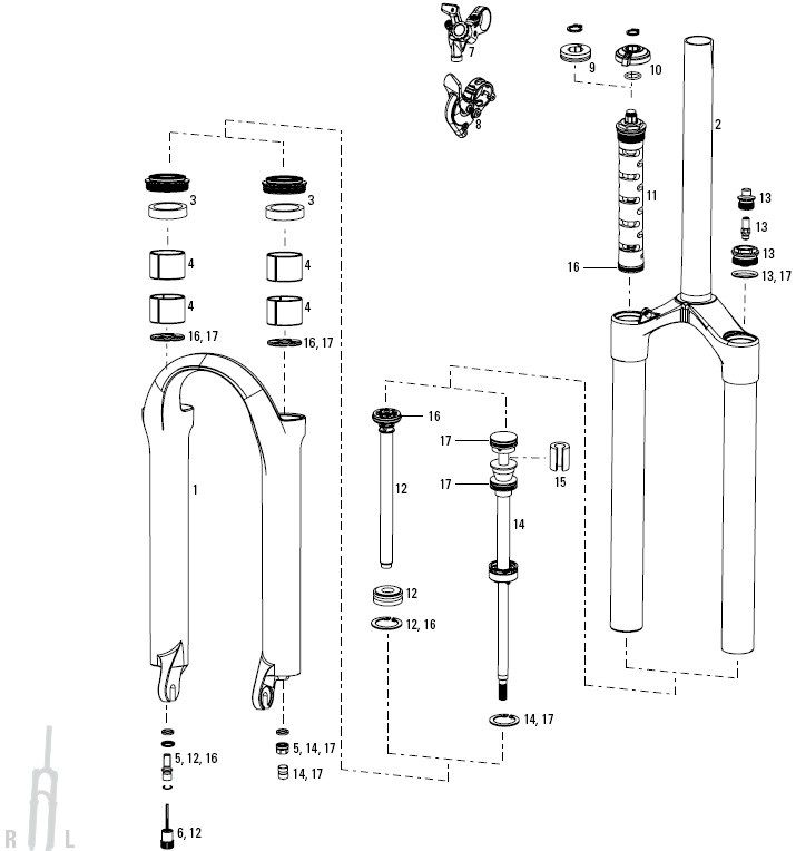 comment reparer fourche vtt