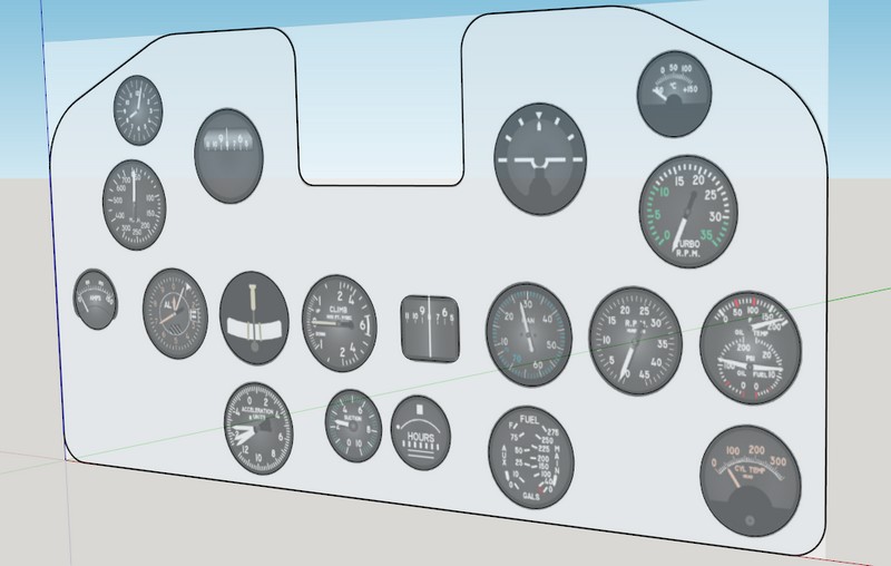 Cockpit Sketchup